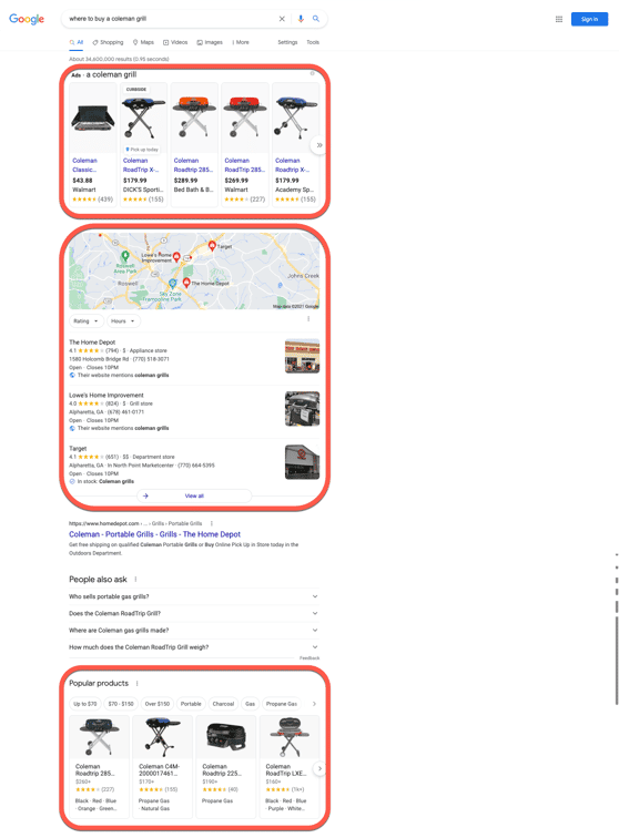 Where To Buy A Coleman Grill | SEO Strategy | PPC Strategy | Digital Agency | Mighty Roar