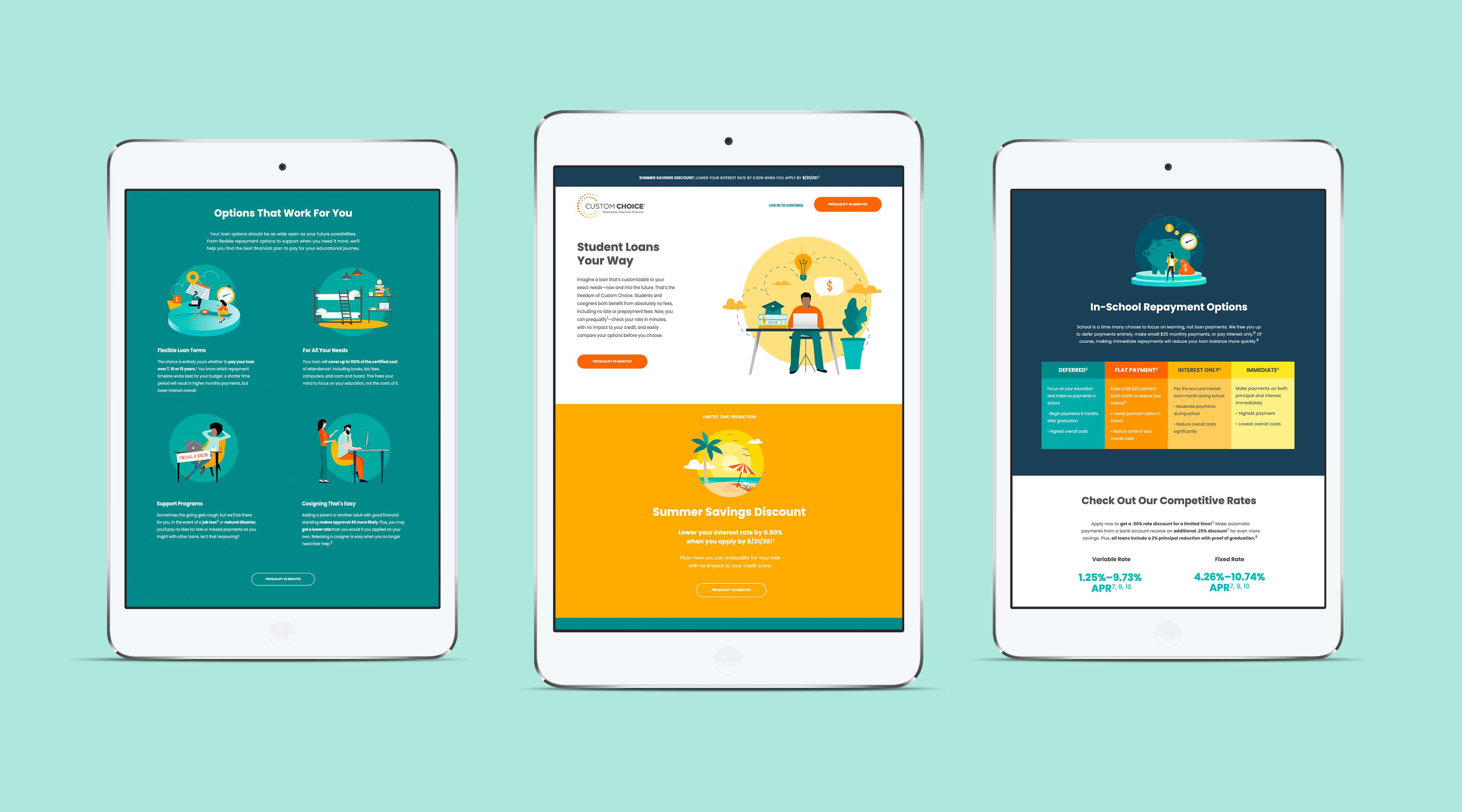 Custom Choice Student Loans | Digital Marketing Agency Case Study