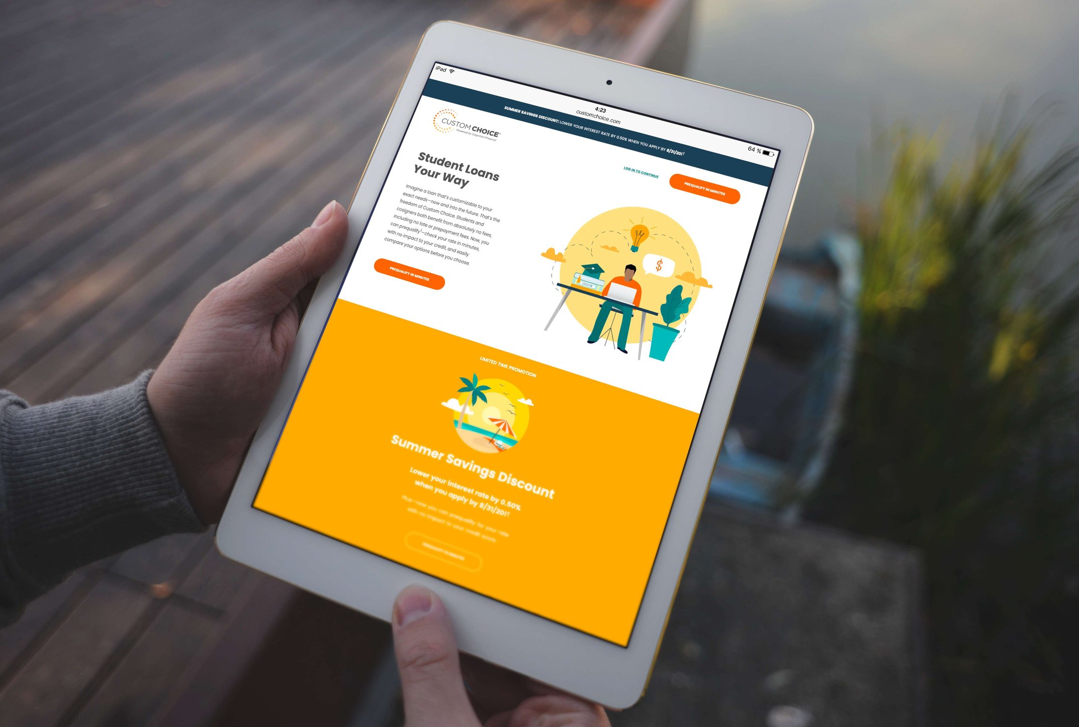 Custom Choice Student Loans | Digital Marketing Agency Case Study