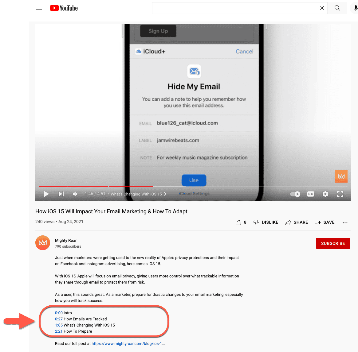 Video Optimization SEO | Clip Mark Up | Mighty Roar | Digital Agency | SEO Trends